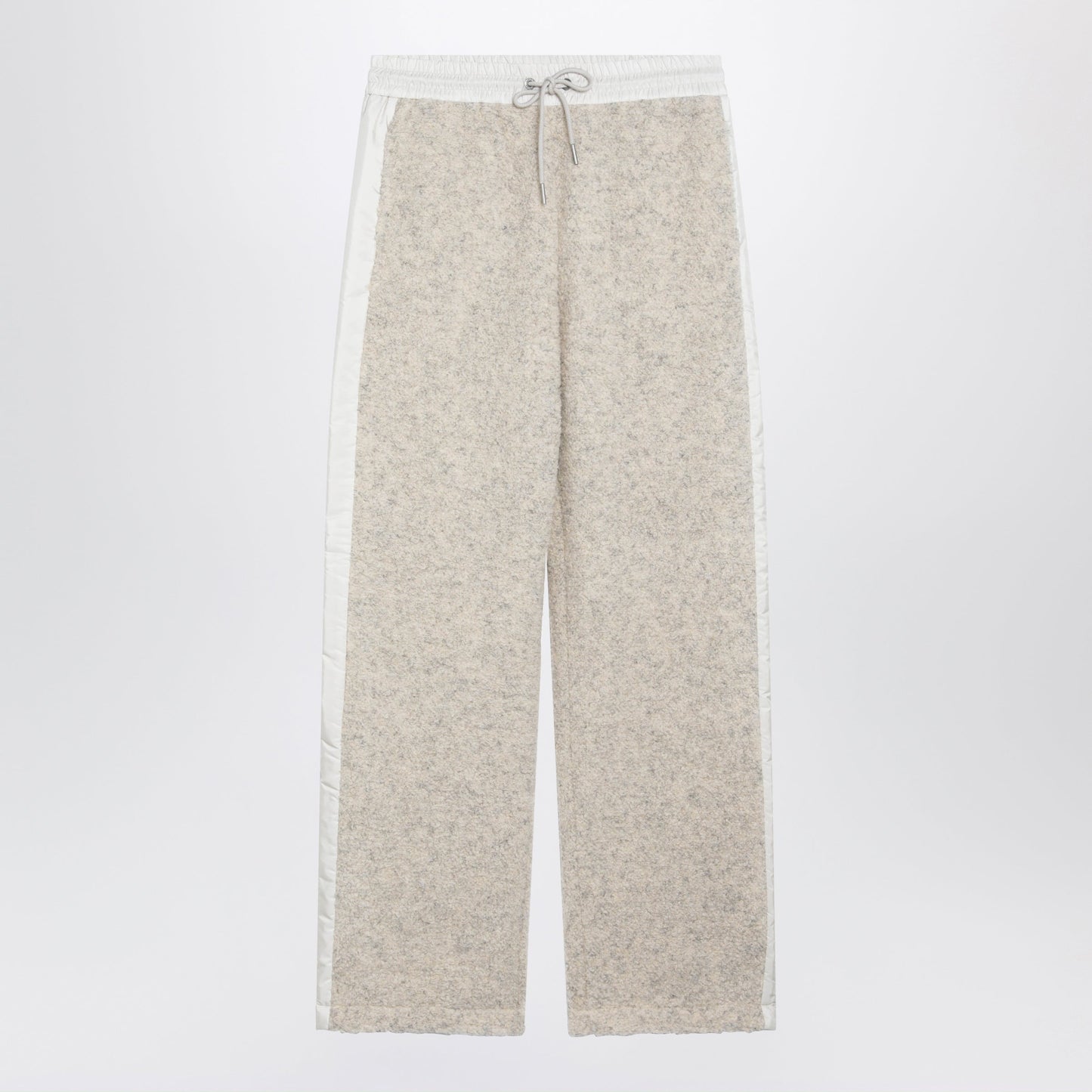 Moncler Ivory Boucle Trousers Women MONCLER