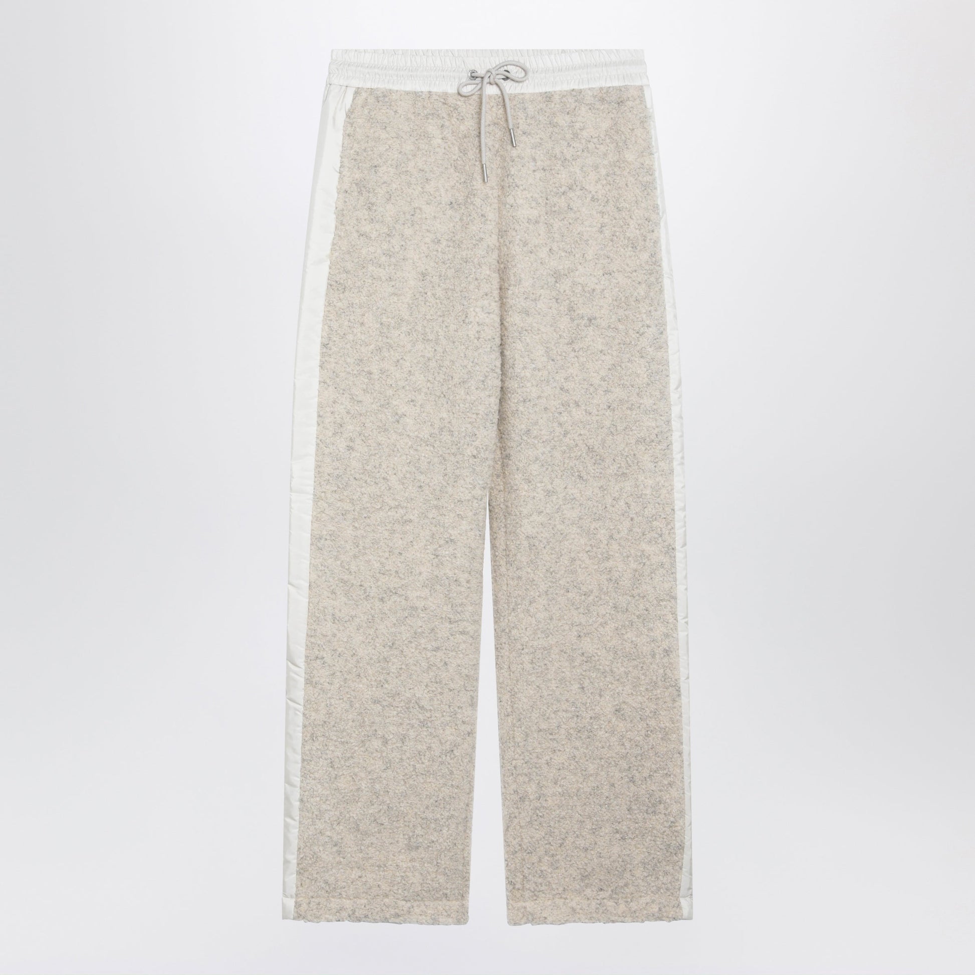 Moncler Ivory Boucle Trousers Women MONCLER