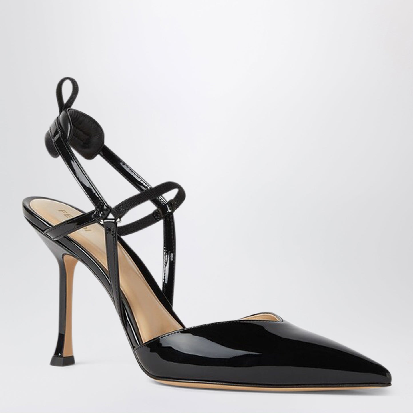 Fendi Black Very Colibrã¬ High-Heeled Slingbacks Women FENDI