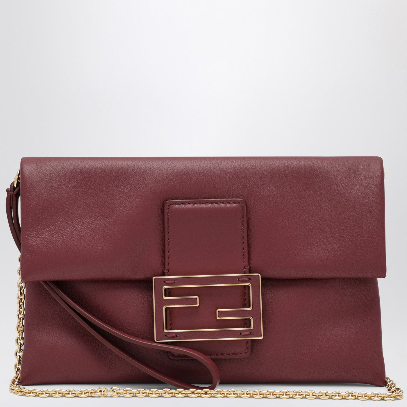 Fendi Mamma Baguette Pouch Red Women FENDI