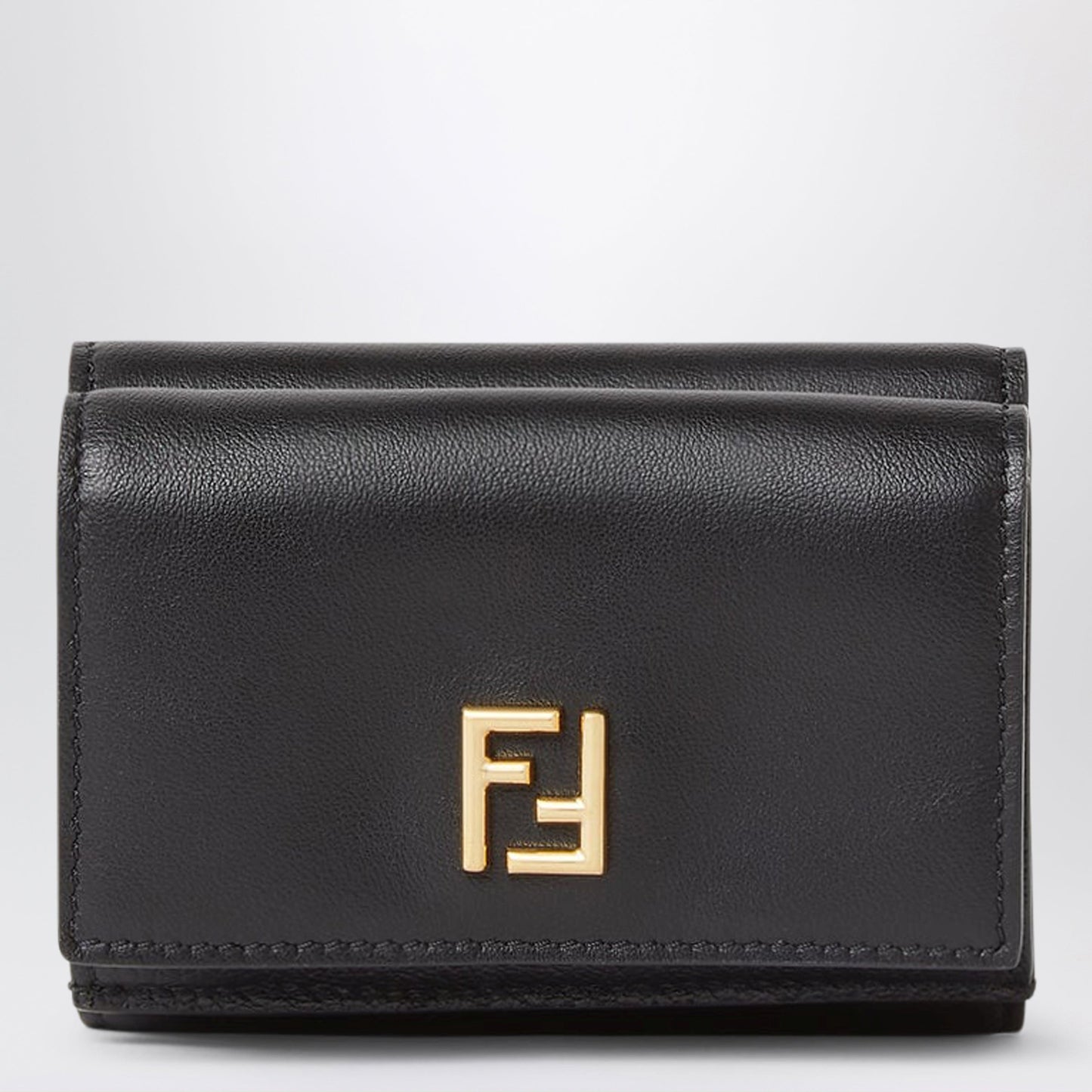 Fendi Black Mini Leather Wallet Women FENDI