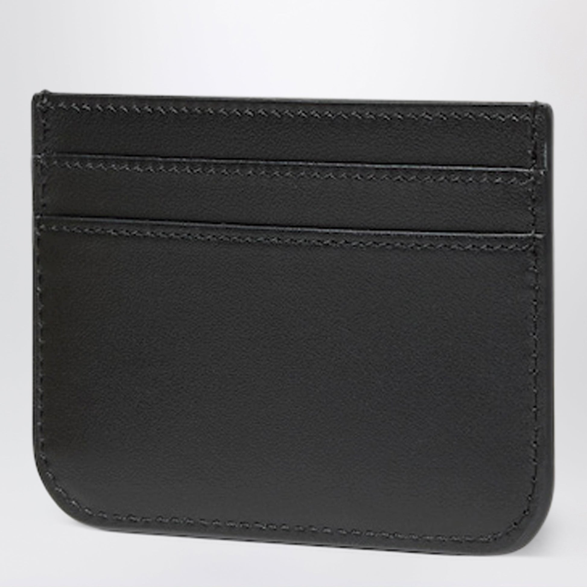Fendi Black Leather Ff Card Case Women FENDI