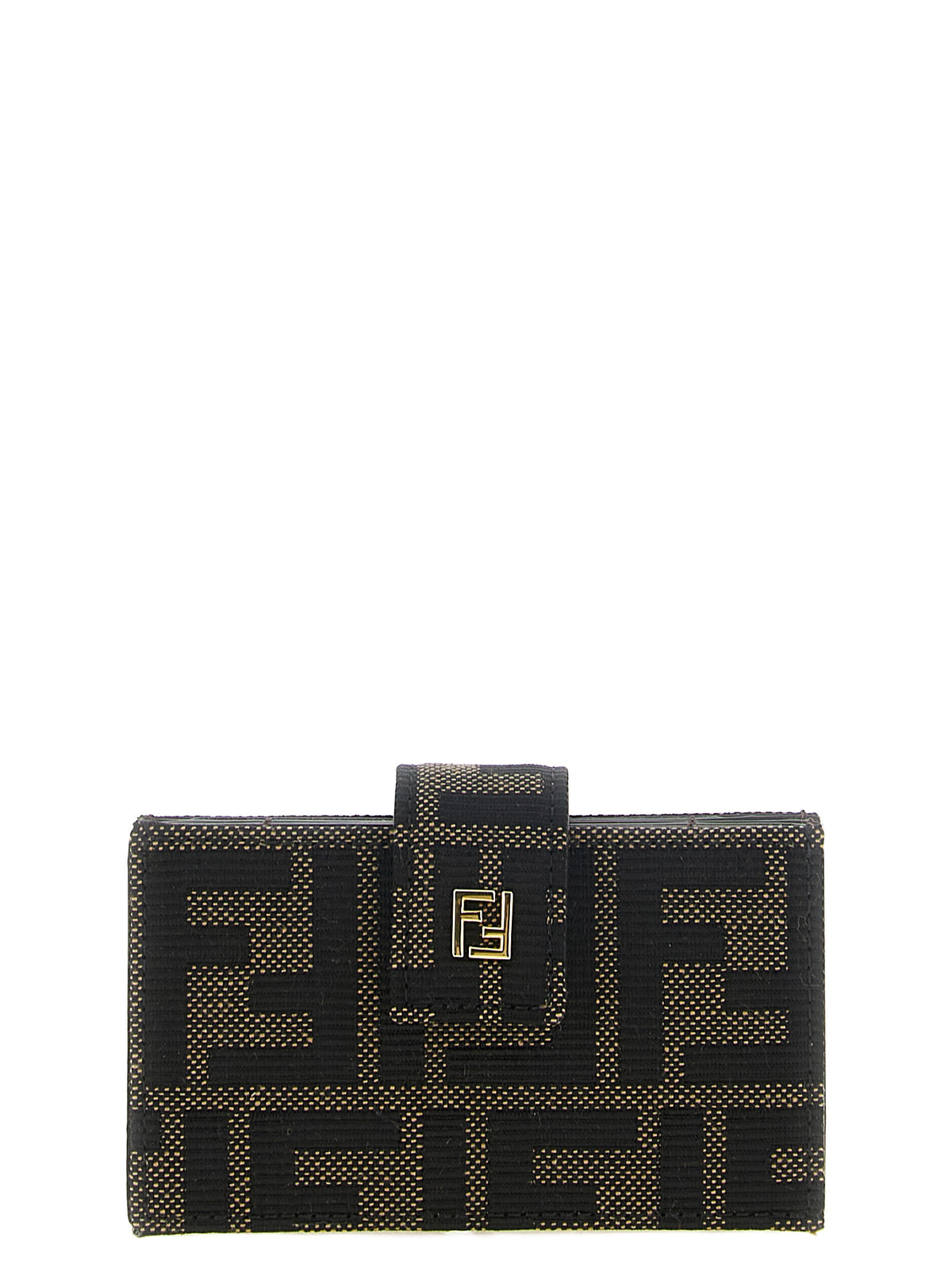 Fendi Women Ff Jacquard Cardholder FENDI