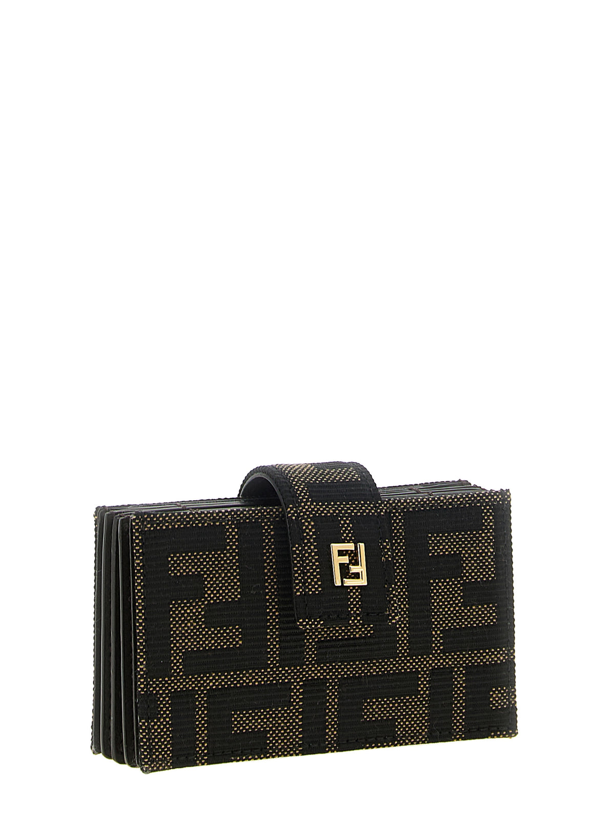 Fendi Women Ff Jacquard Cardholder FENDI