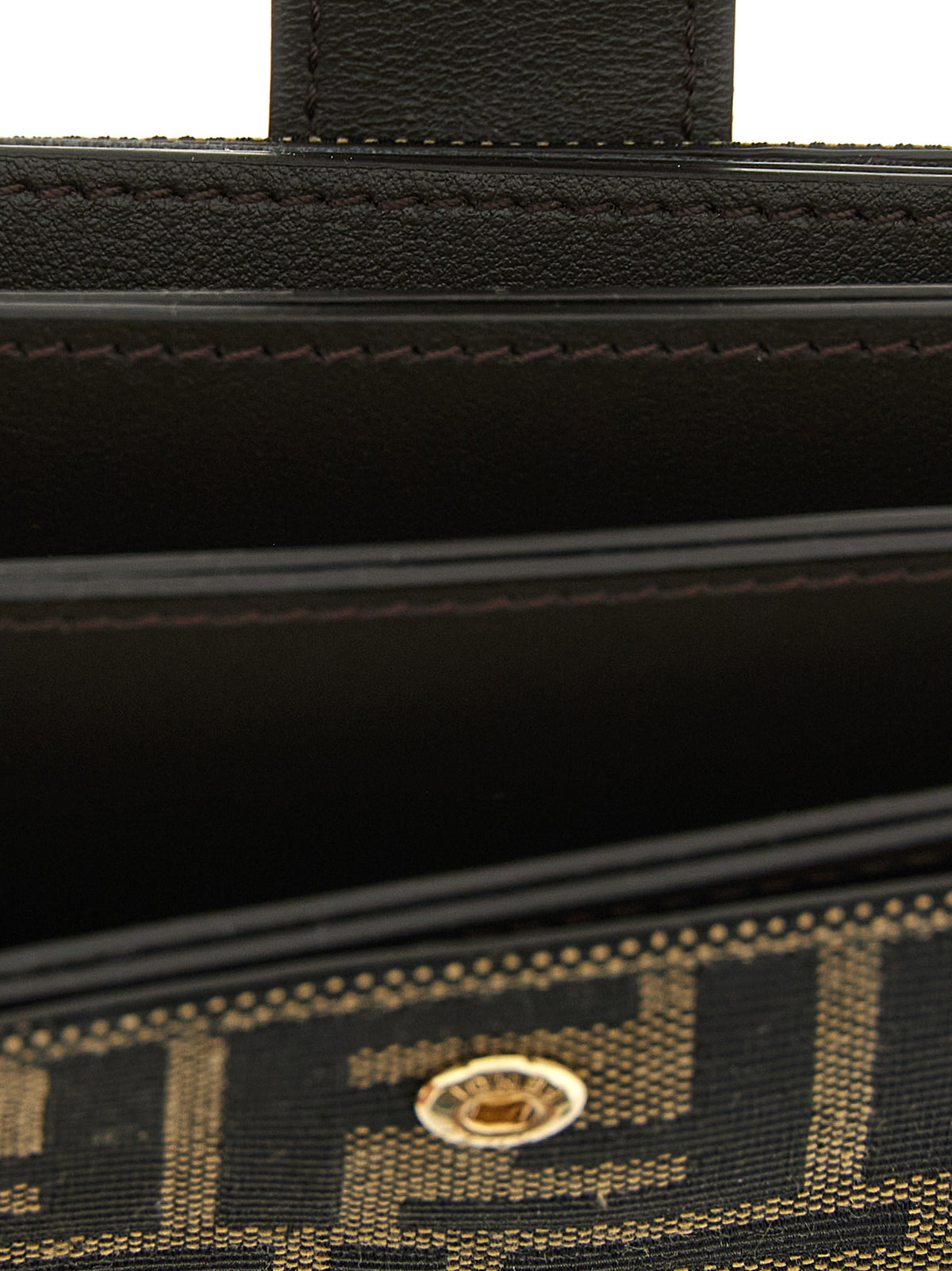 Fendi Women Ff Jacquard Cardholder FENDI