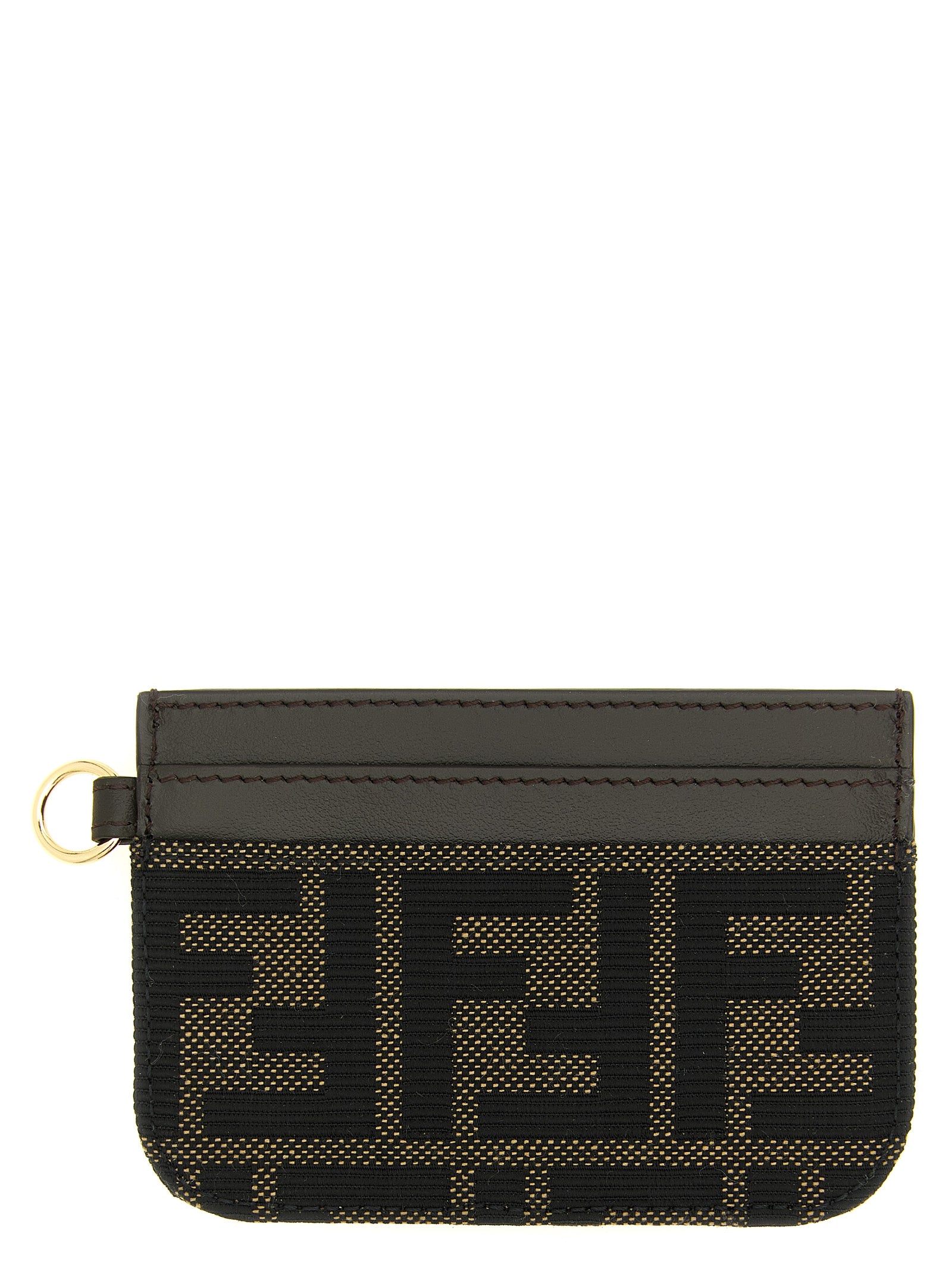 Fendi Women Ff Jacquard Cardholder FENDI