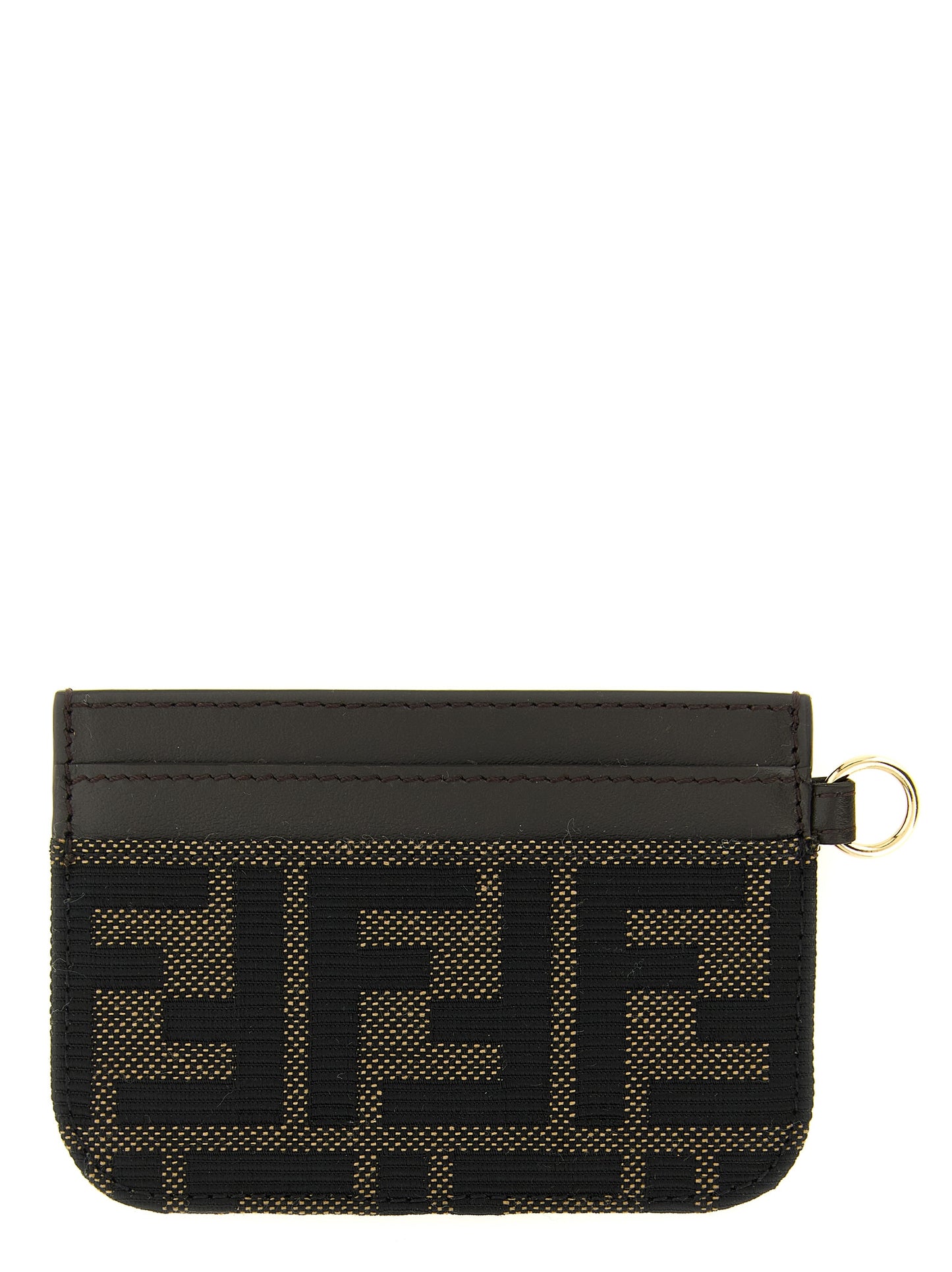 Fendi Women Ff Jacquard Cardholder FENDI