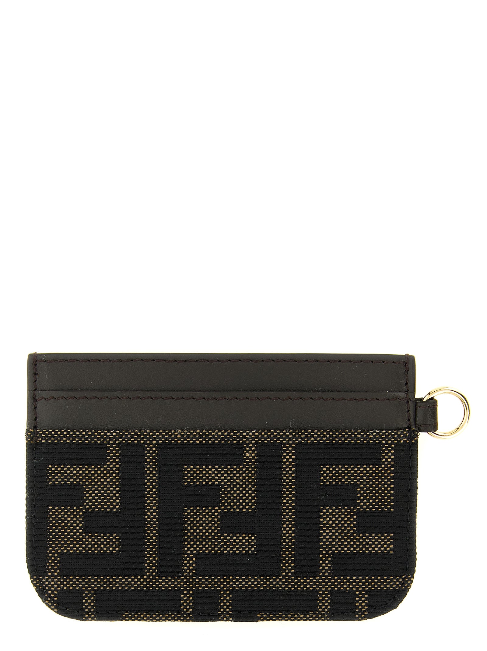 Fendi Women Ff Jacquard Cardholder FENDI