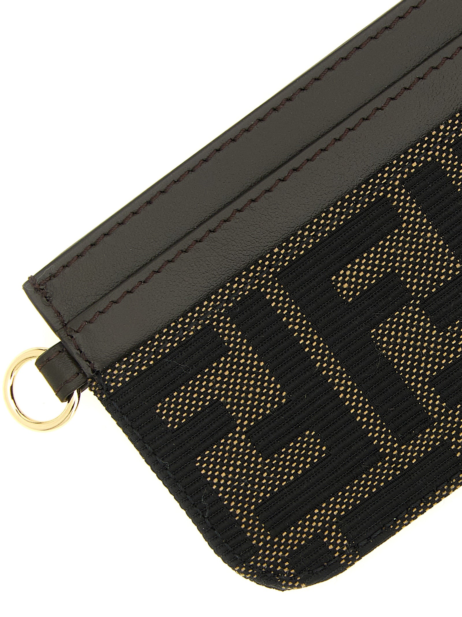 Fendi Women Ff Jacquard Cardholder FENDI