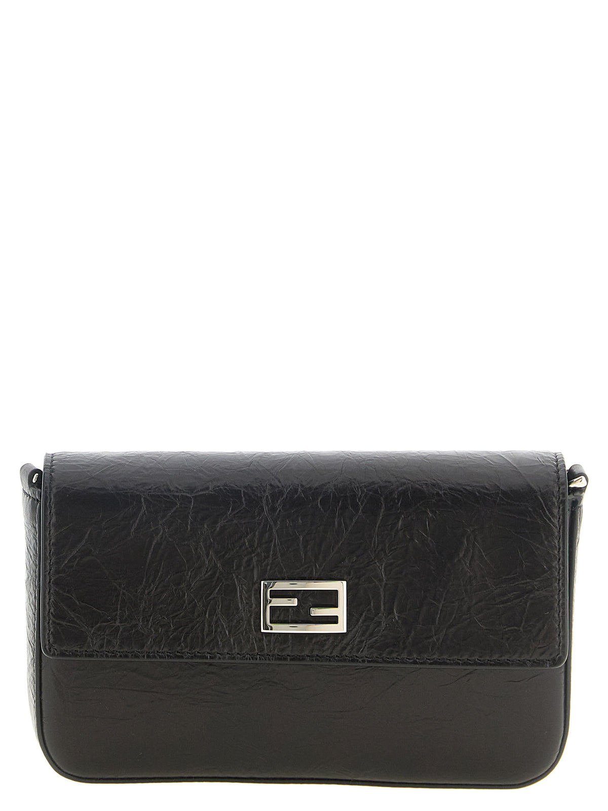 Fendi Women Black 'Tube' Wallet On Chain FENDI