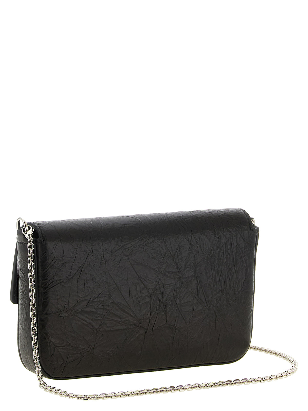 Fendi Women Black 'Tube' Wallet On Chain FENDI