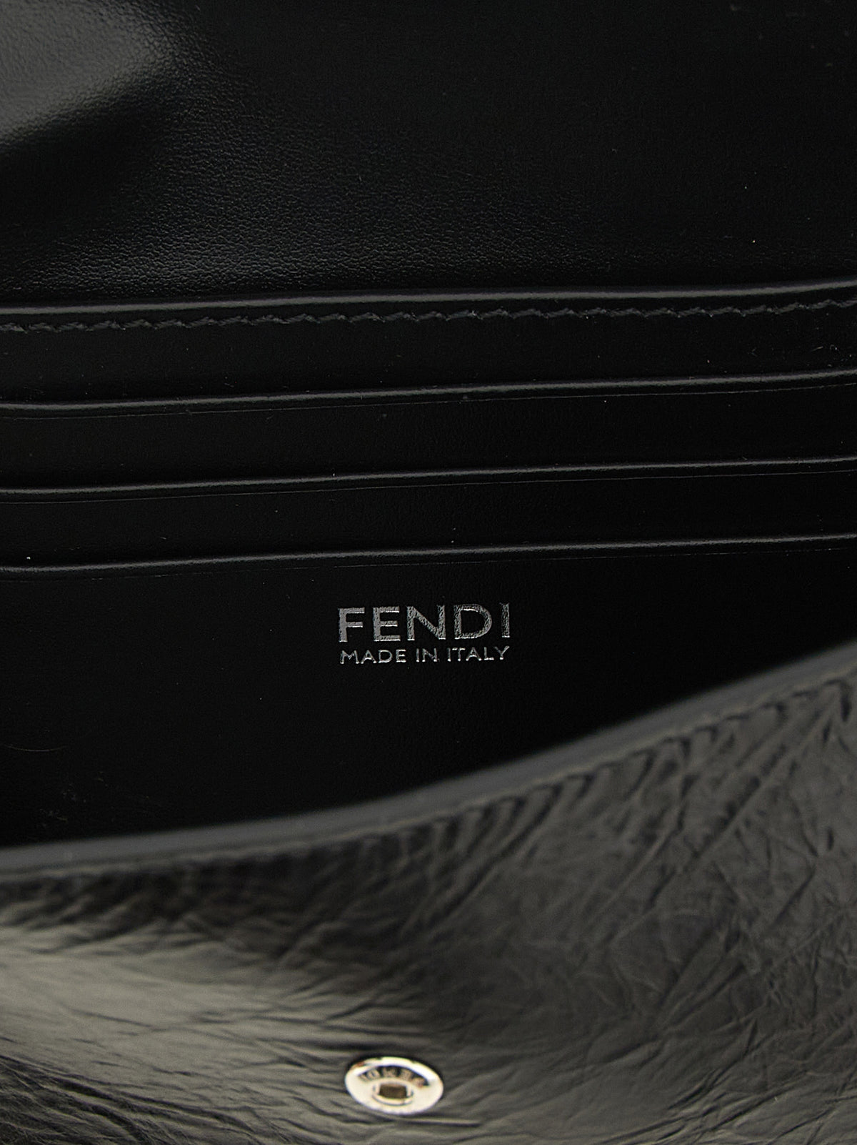 Fendi Women Black 'Tube' Wallet On Chain FENDI