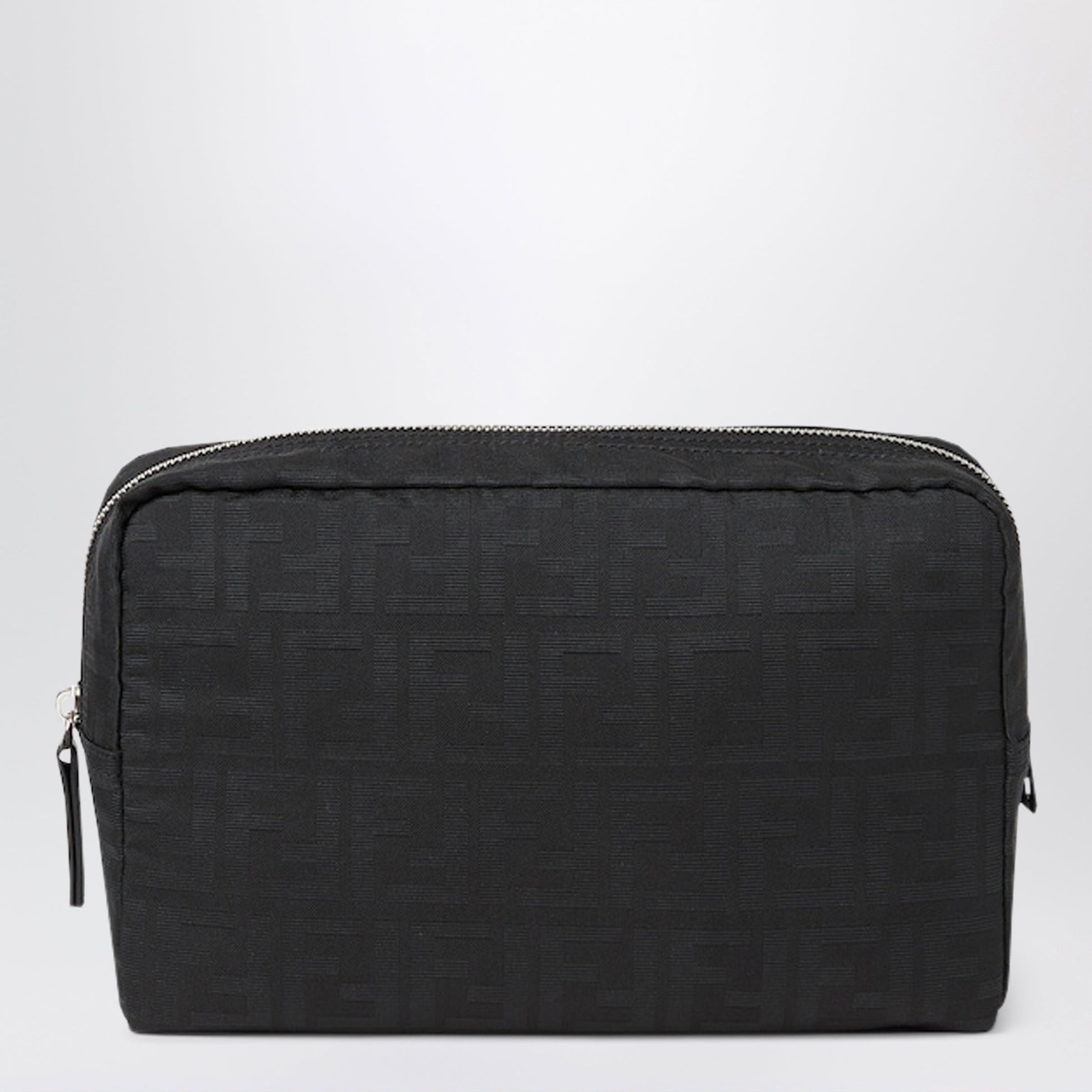 Fendi Black Superlight Ff Zucca Fabric Medium Toiletry Case Men FENDI