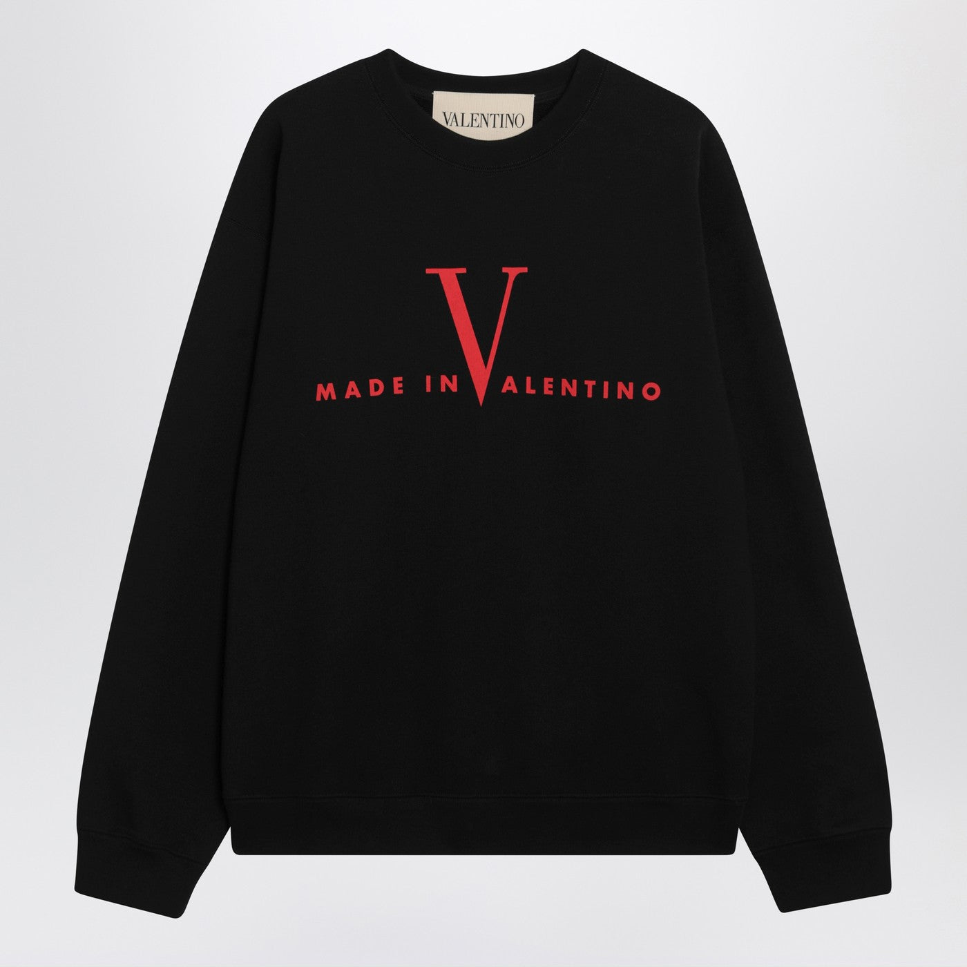Valentino Black Made In Valentino Sweatshirt Men VALENTINO