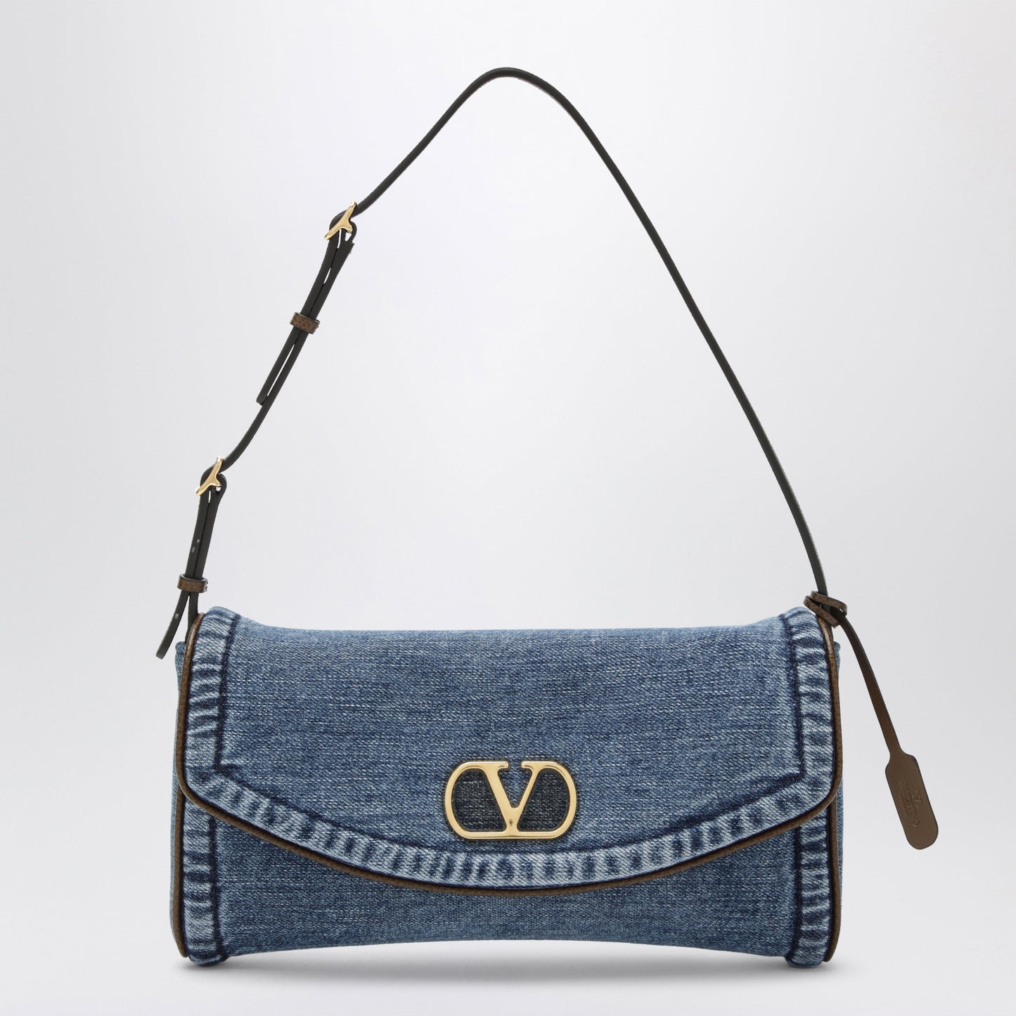 Valentino Garavani Small Devain Denim Shoulder Bag Women VALENTINO GARAVANI