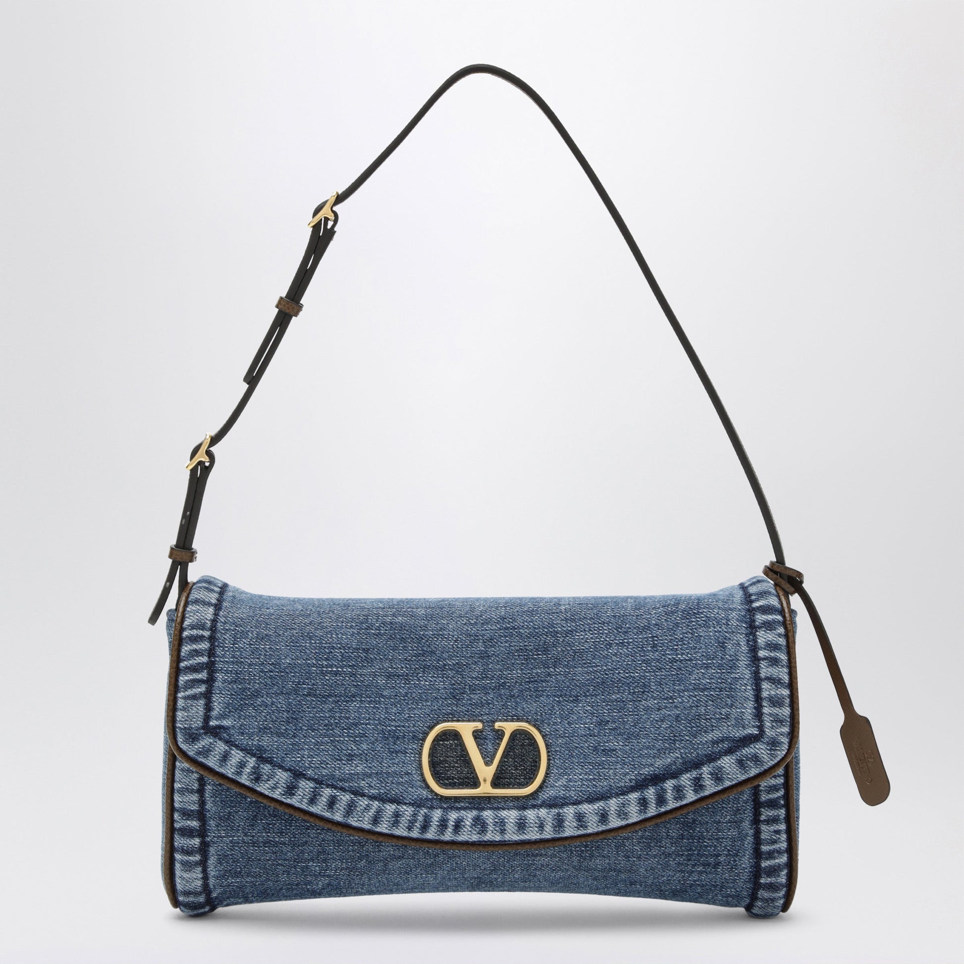 Valentino Garavani Small Devain Denim Shoulder Bag Women VALENTINO GARAVANI
