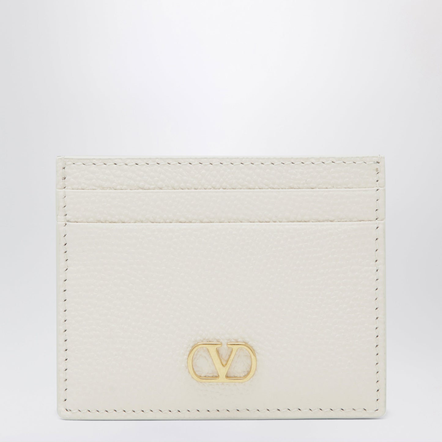 Valentino Garavani Vlogo Signature Ivory Cardholder Women VALENTINO GARAVANI