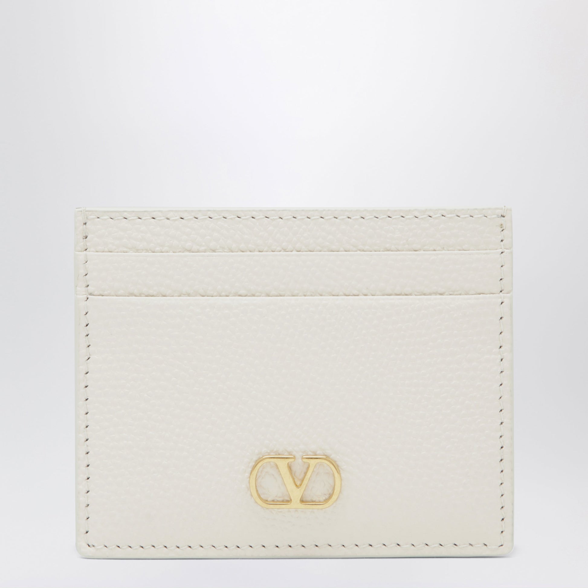 Valentino Garavani Vlogo Signature Ivory Cardholder Women VALENTINO GARAVANI