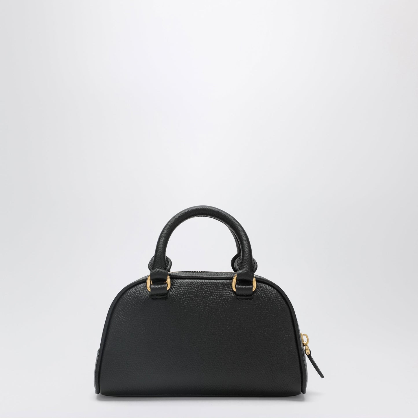 Valentino Garavani Black Vlogo Signature Mini Duffle Bag In Grained Calfskin Women VALENTINO GARAVANI