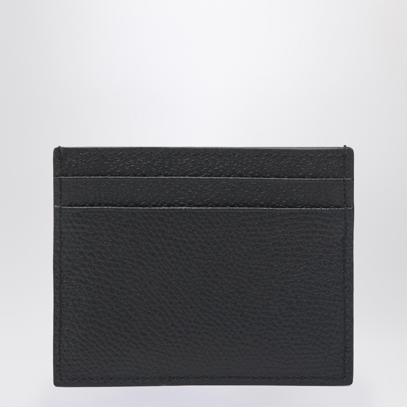 Valentino Garavani Vlogo Signature Black Credit Card Holder Women VALENTINO GARAVANI
