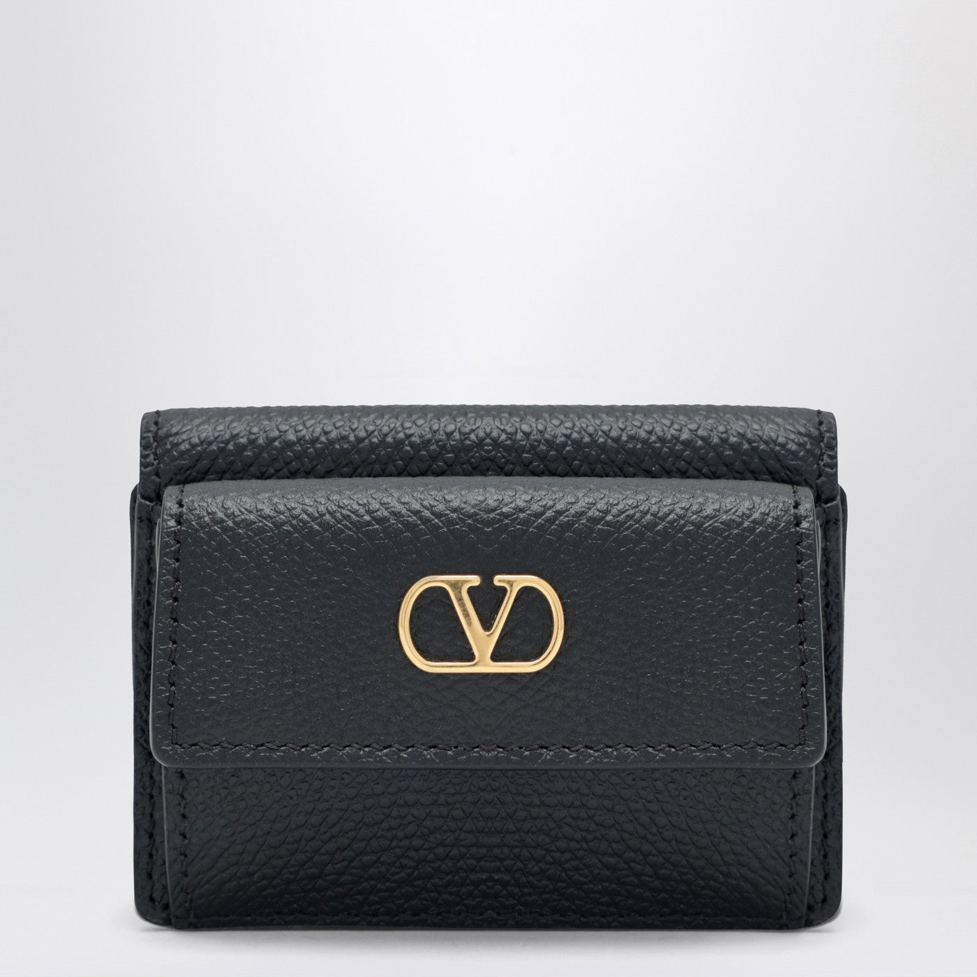 Valentino Garavani Vlogo Trifold Wallet Black Women VALENTINO GARAVANI