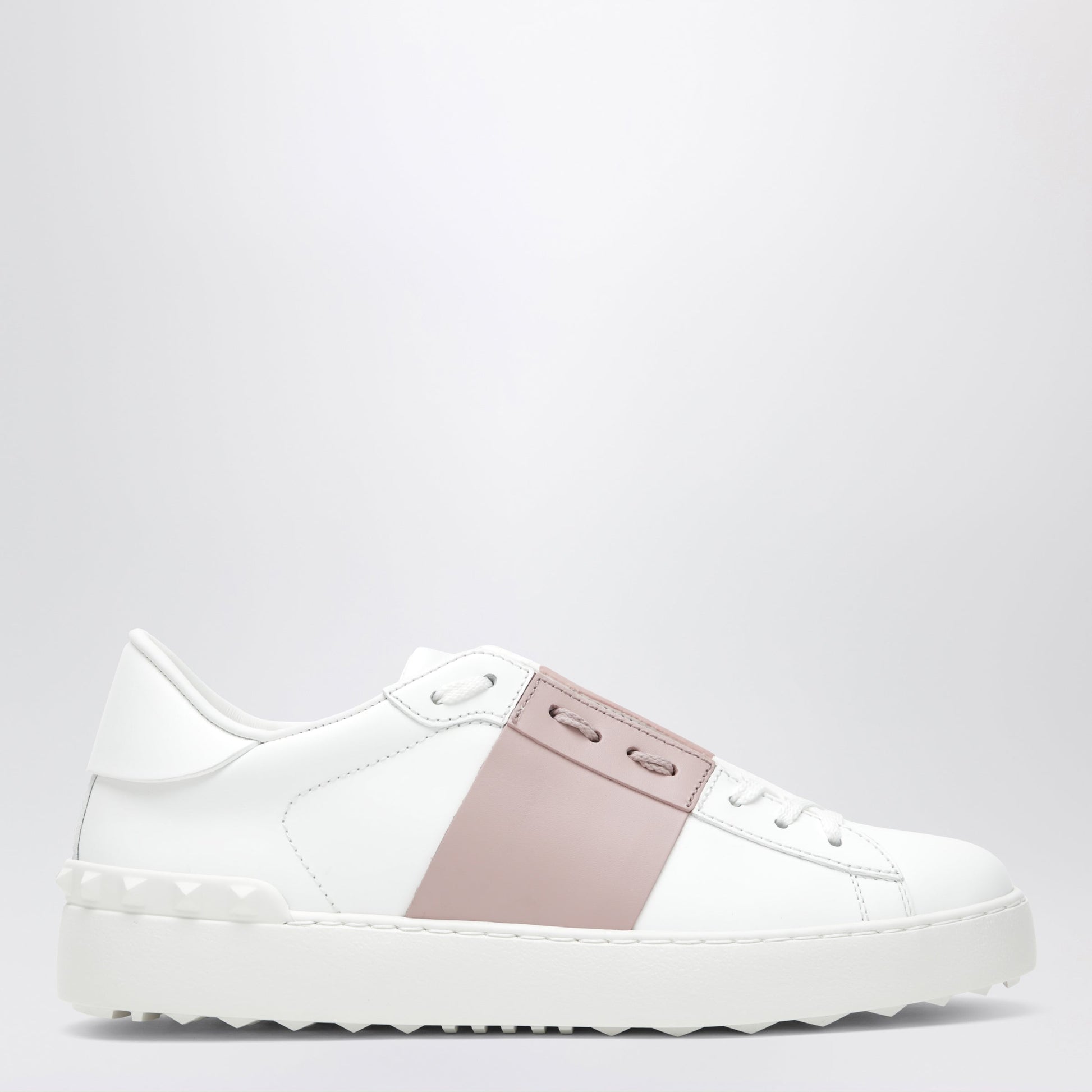 Valentino Garavani Open Sneakers In White/Antique Pink Women VALENTINO GARAVANI