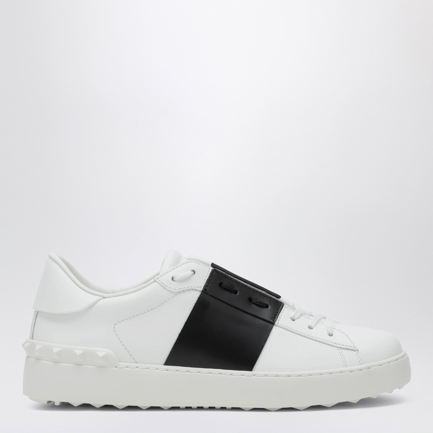 Valentino Garavani White And Black Open Sneakers Women VALENTINO GARAVANI