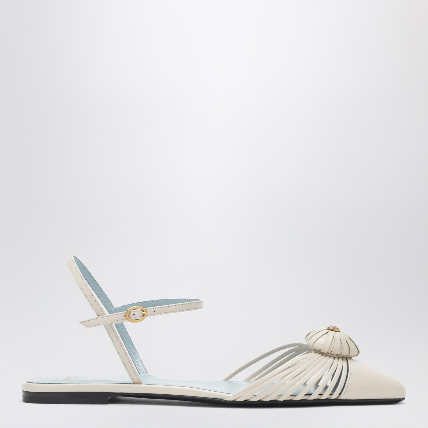 Valentino Garavani Coeur Royal Sandals In Ivory Women
