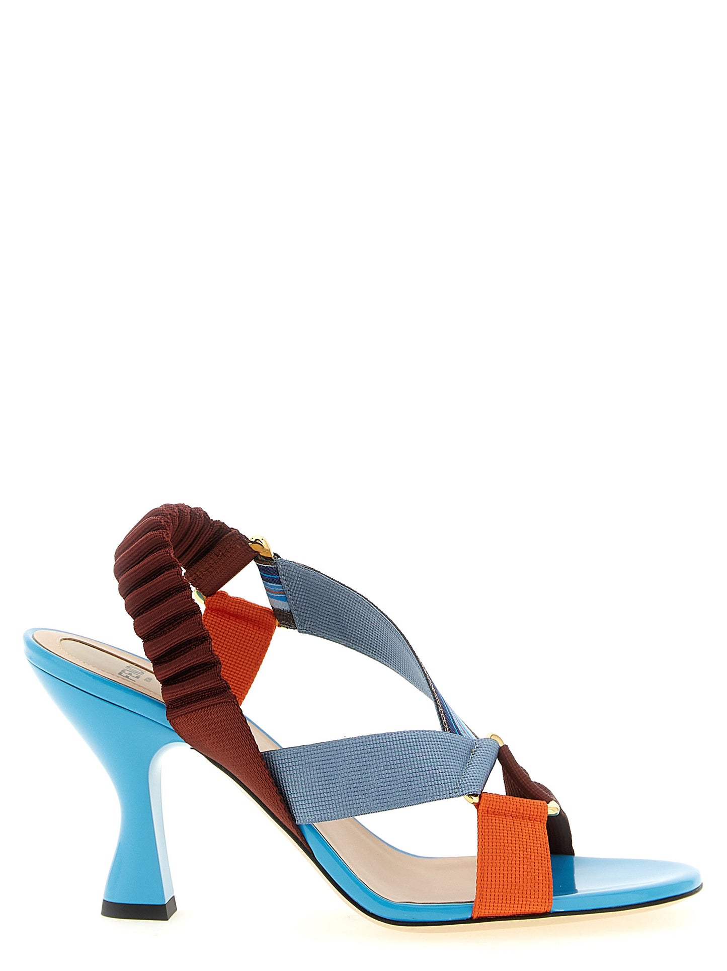 Fendi Women 'Colibrì' Sandals With Woven Ribbons FENDI