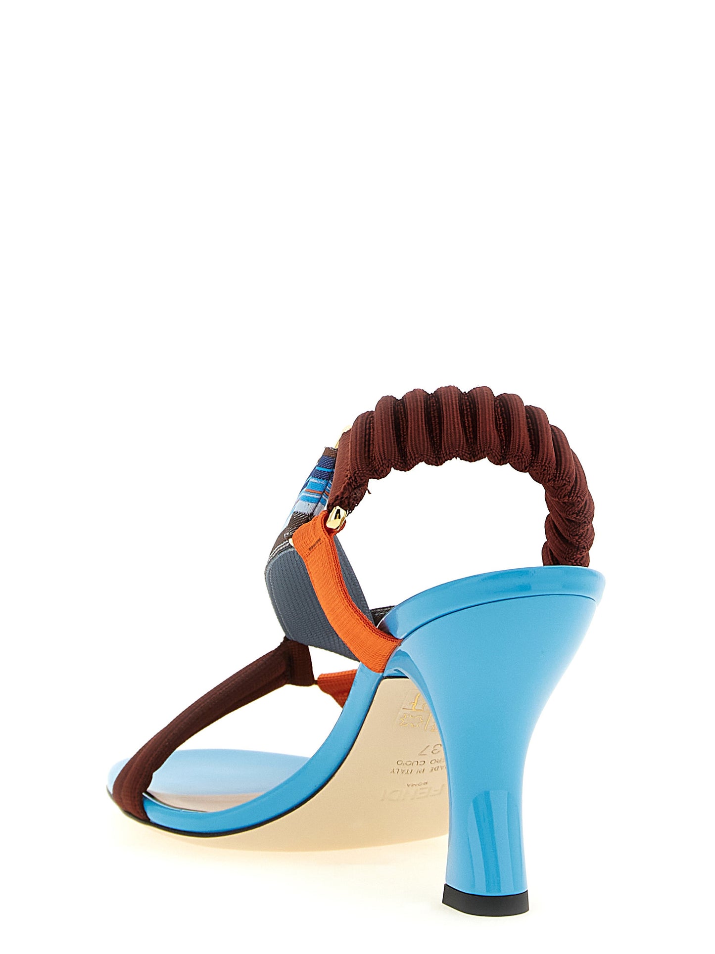 Fendi Women 'Colibrì' Sandals With Woven Ribbons FENDI