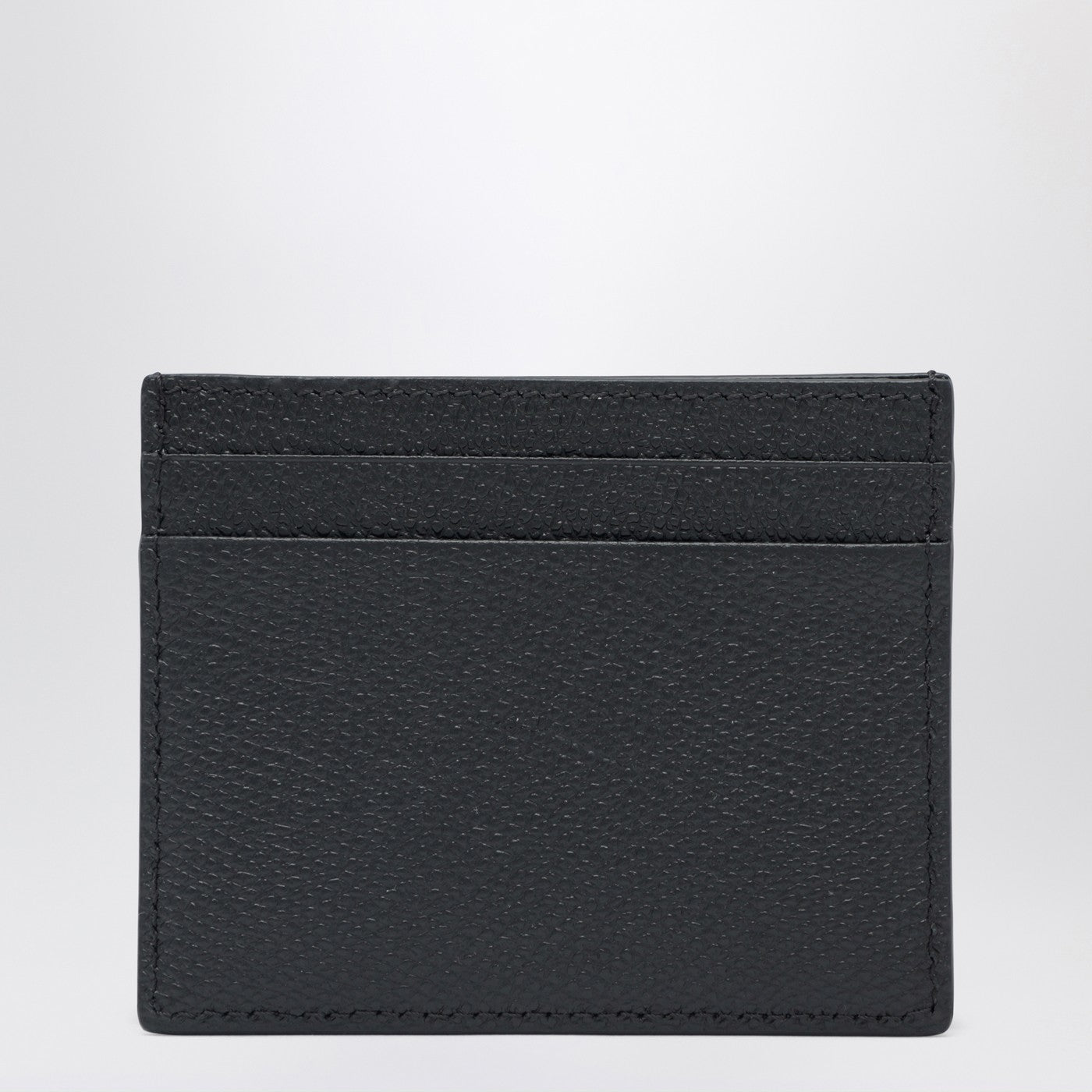 Valentino Garavani Vlogo Signature Card Holder In Black Men VALENTINO GARAVANI