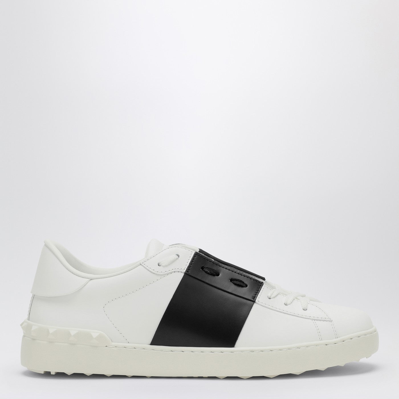 Valentino Garavani White/Black Open Sneakers Men VALENTINO GARAVANI