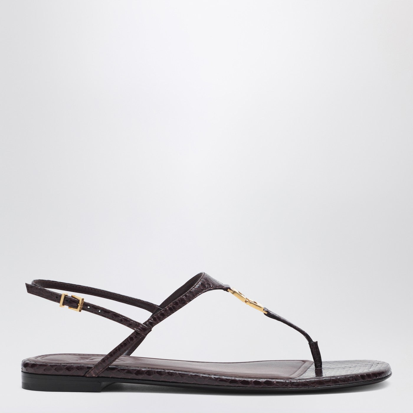 Fendi Fendi Ffold Dark Purple Sandal Women FENDI