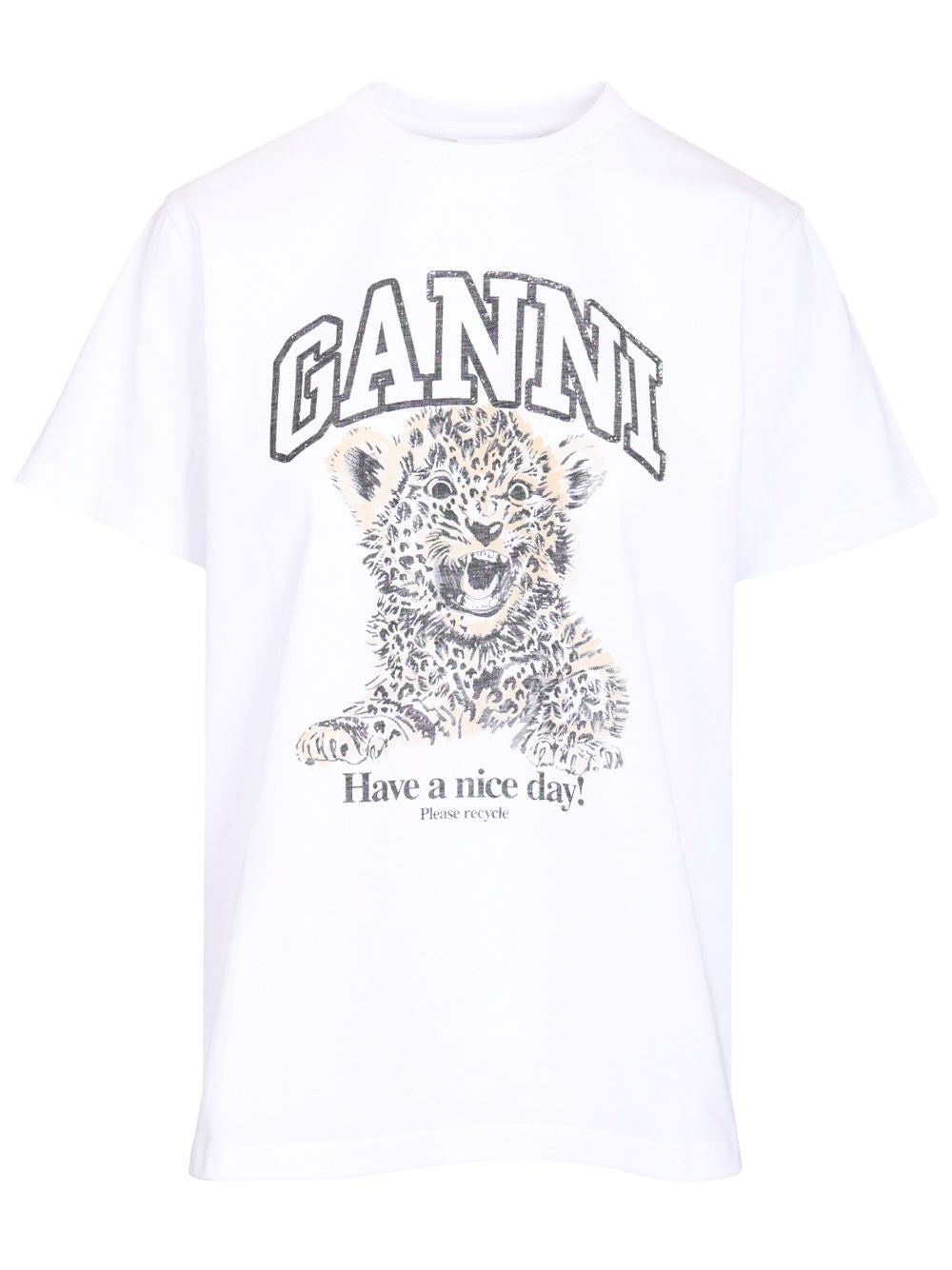 Ganni Women T-Shirt With Print GANNI
