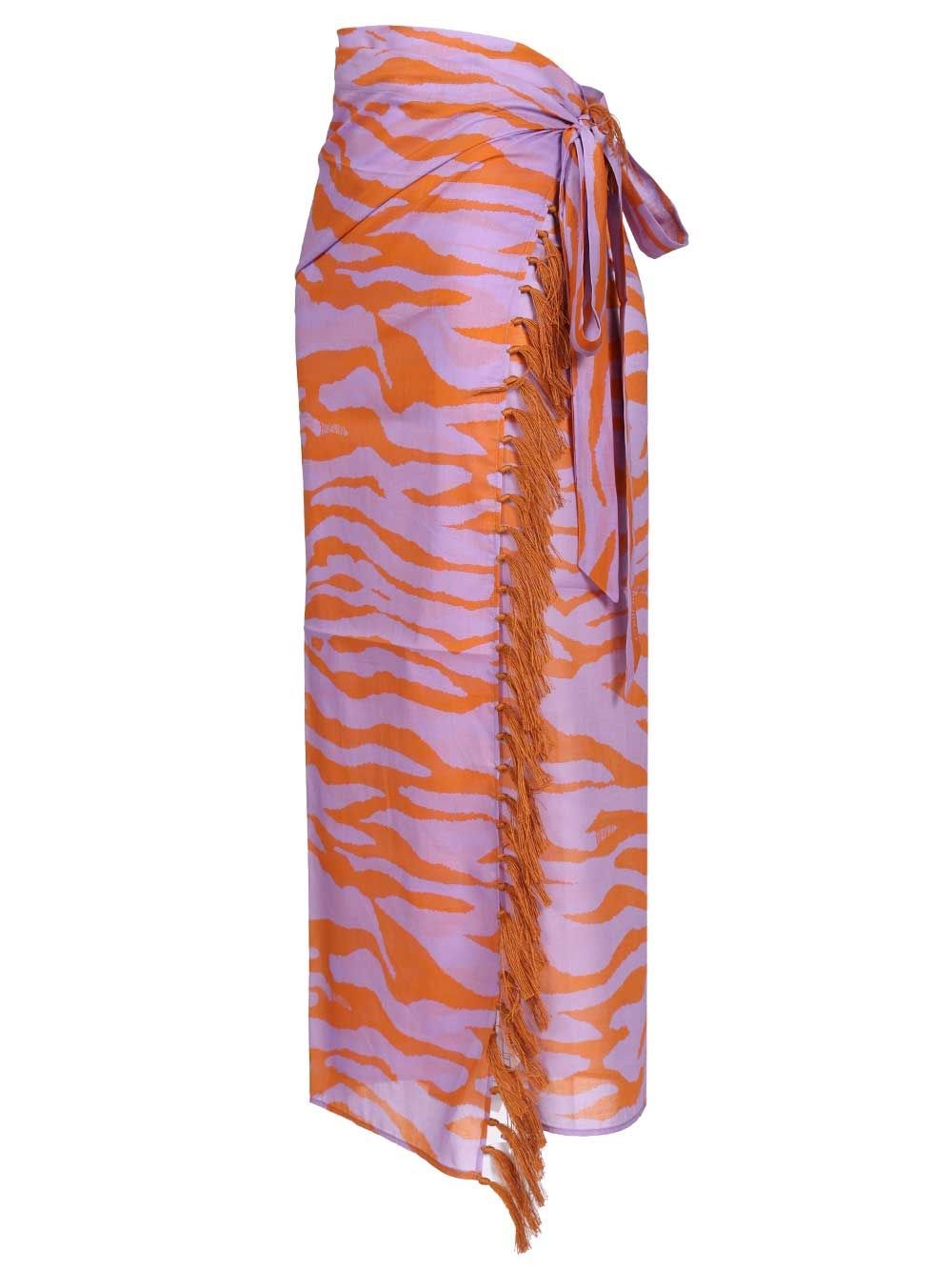 The Attico Women Animal Print Pareo THE ATTICO