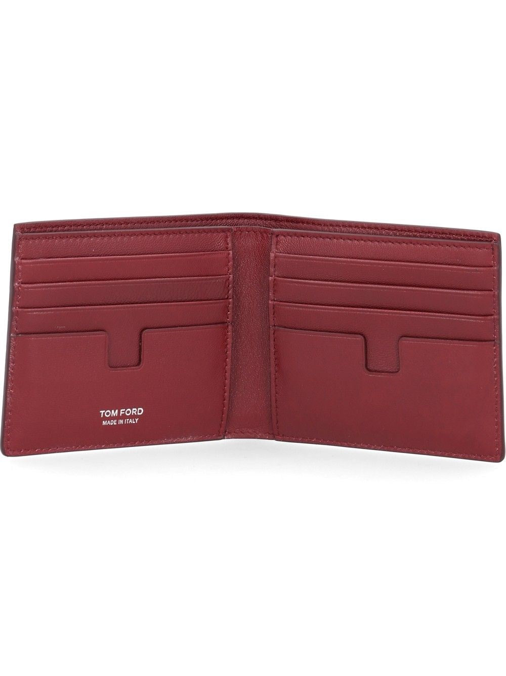 Tom Ford Men T Line Lizard-Effect Leather Wallet TOM FORD