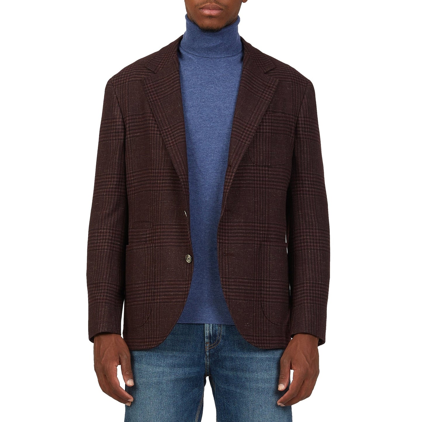 Brunello Cucinelli Tartan Wool Jacket Men BRUNELLO CUCINELLI