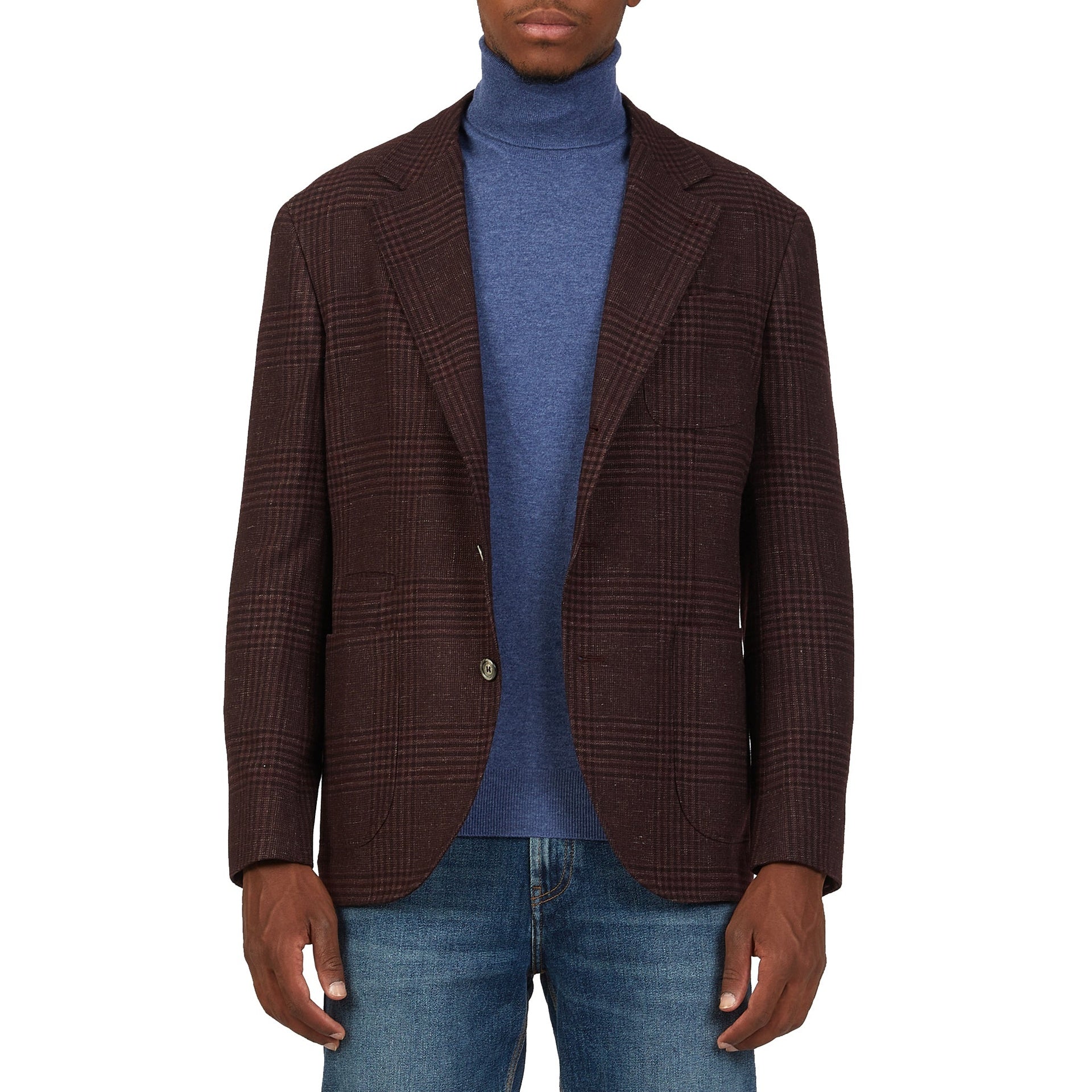 Brunello Cucinelli Tartan Wool Jacket Men BRUNELLO CUCINELLI