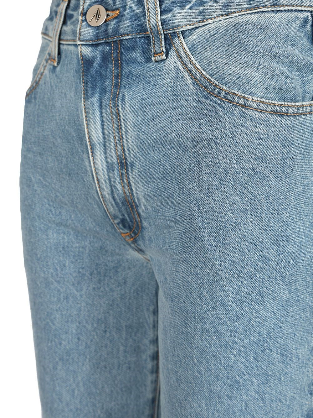 The Attico Women Denim Long Trousers THE ATTICO