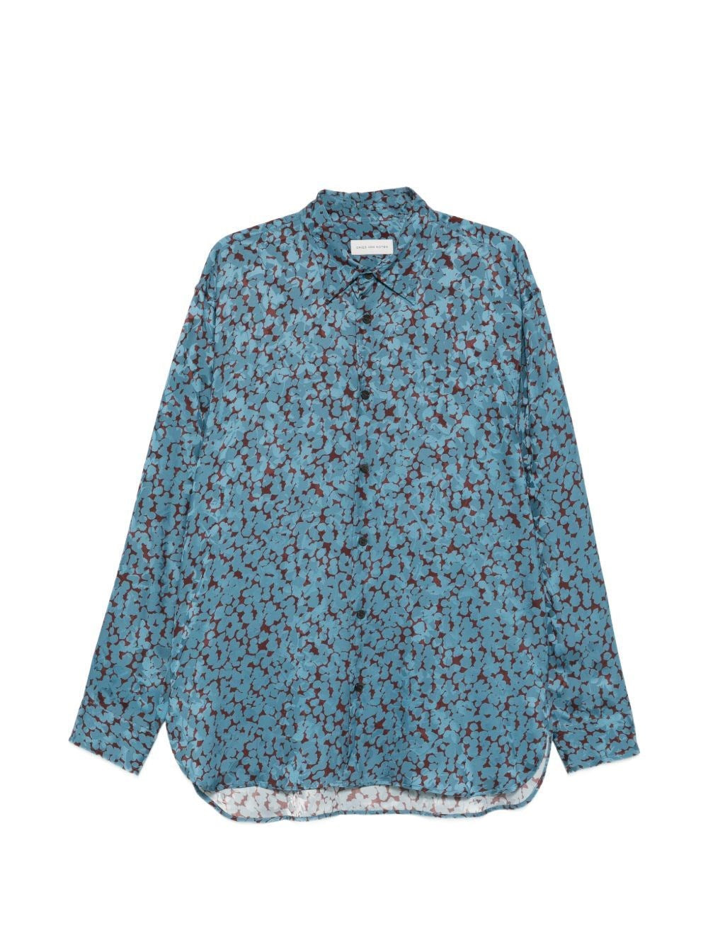 Dries Van Noten Men Shiny Satin Shirt DRIES VAN NOTEN