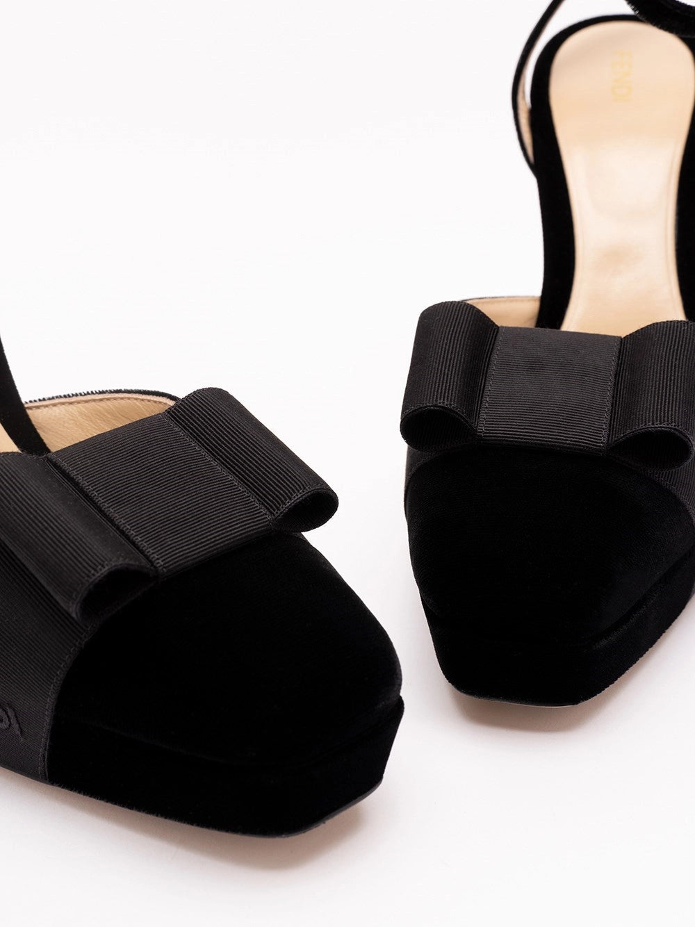 Fendi Women Velvet Slingback FENDI