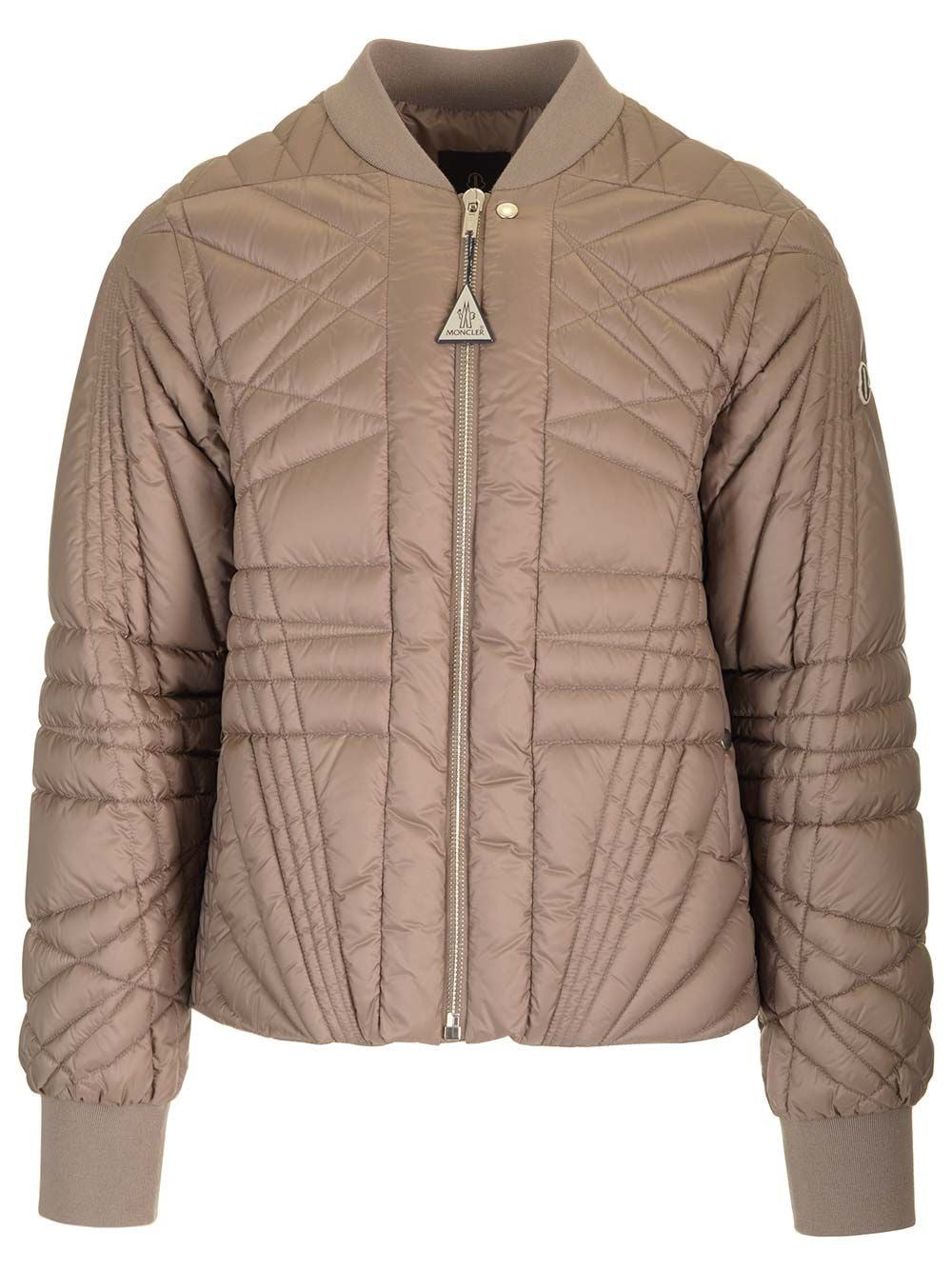 Moncler X Rick Owens Women "Megapenta" Padded Bomber Jacket MONCLER X RICK OWENS