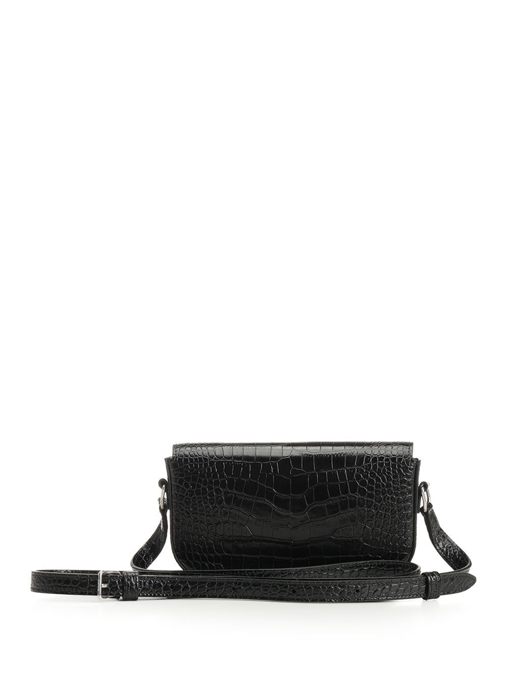 Celine Women Crocodile-Print Leather Bag CELINE