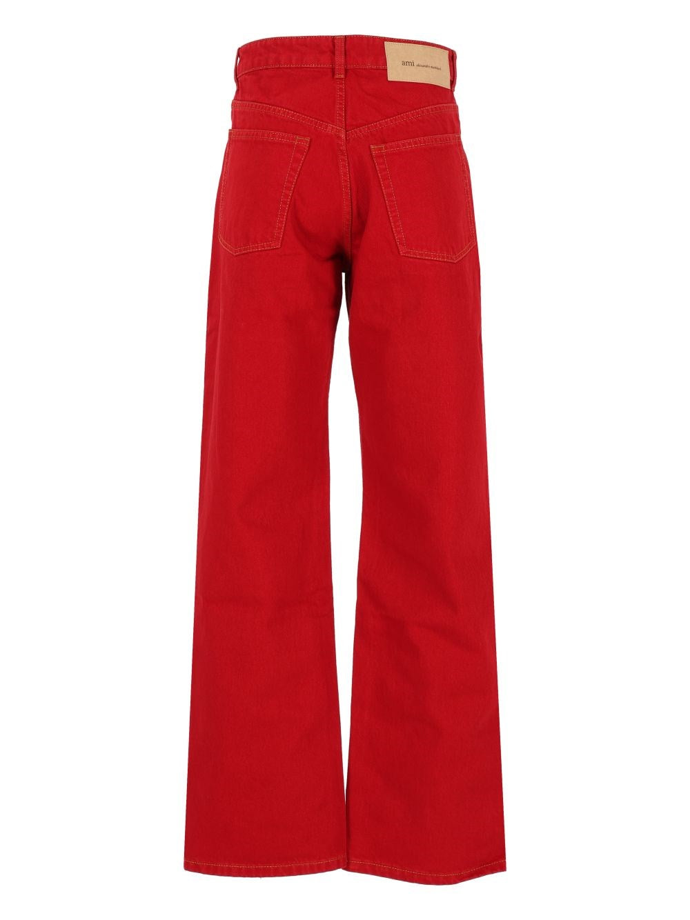 Ami Women Wide-Leg Straight Jeans AMI PARIS