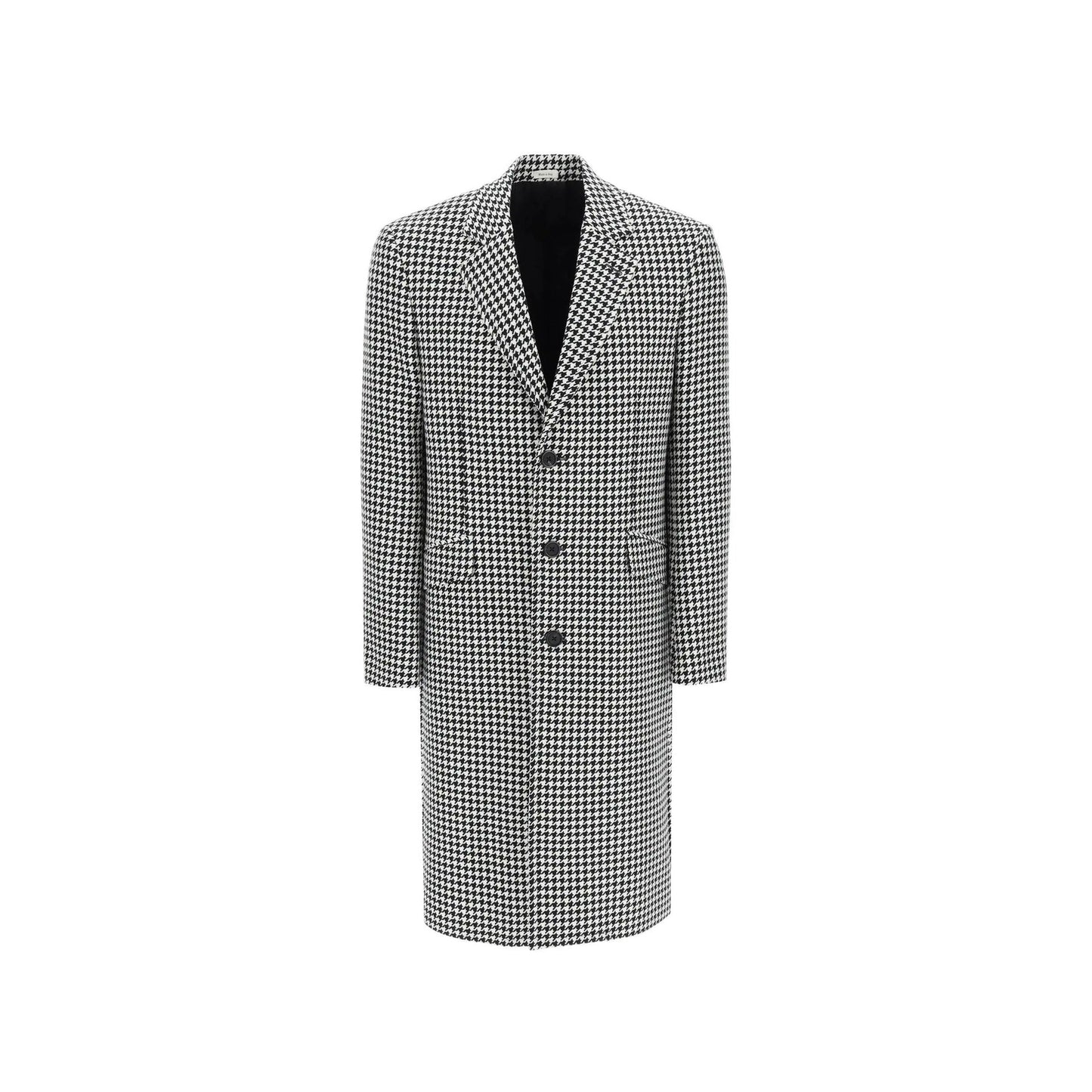 Alexander Mcqueen Pied-De-Poule Wool Coat Men ALEXANDER MCQUEEN