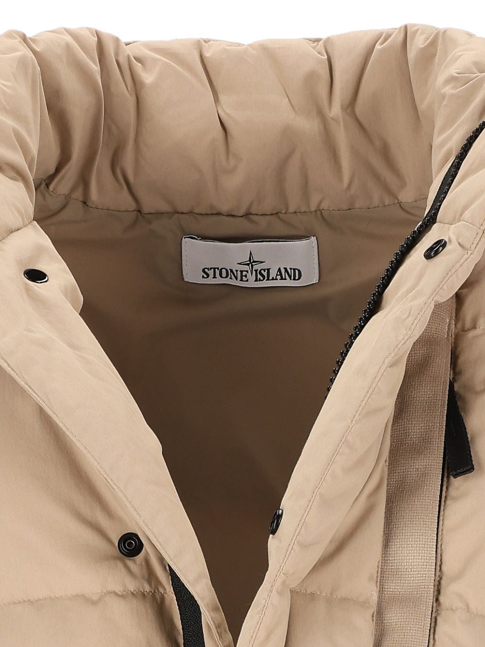 Stone Island Men Quilted Down Jacket With Hood STONE ISLAND