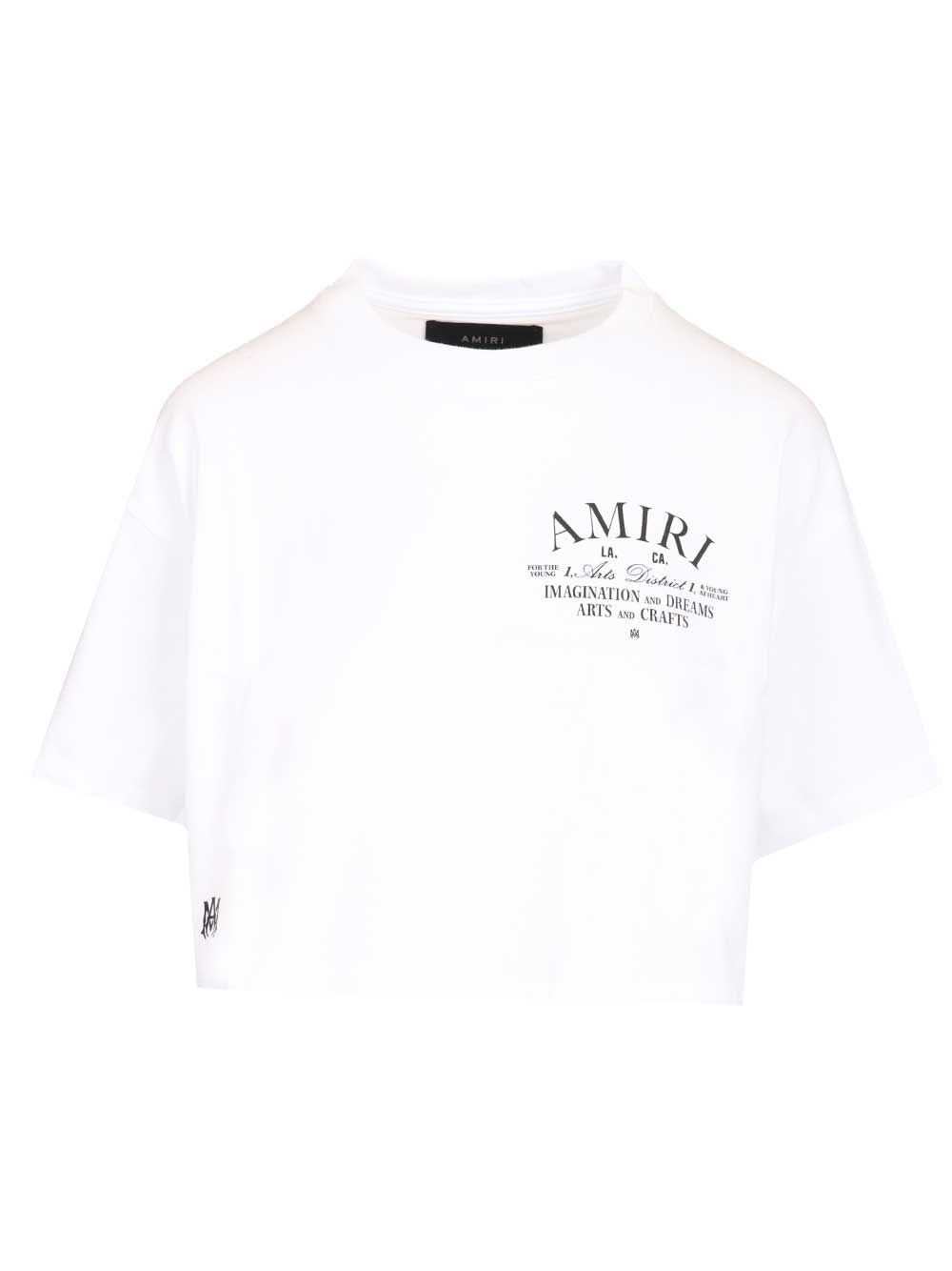 Amiri Women Cropped T-Shirt AMIRI