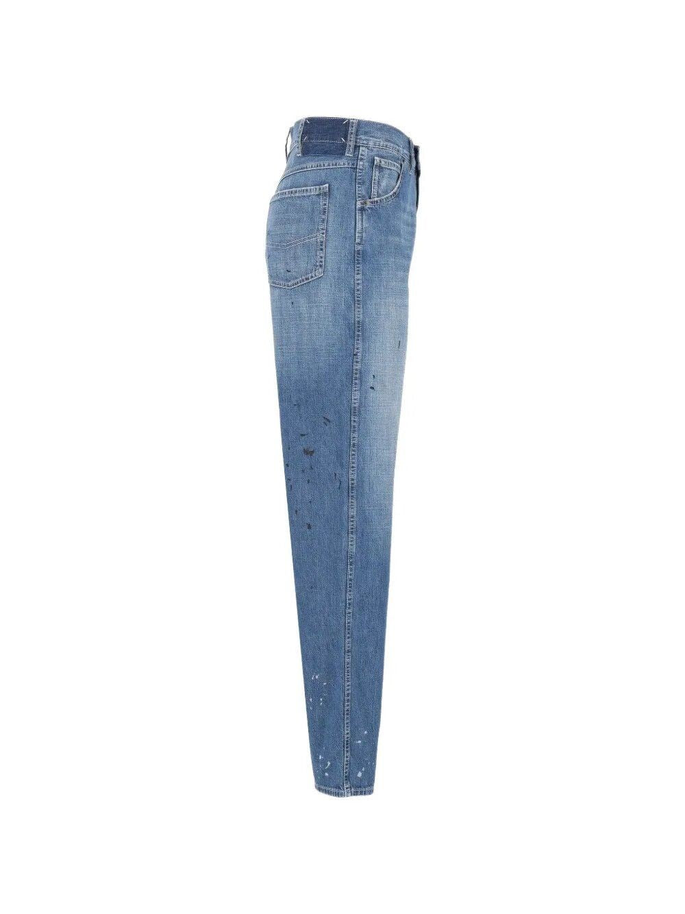 Maison Margiela Men Treated Denim Jeans MAISON MARGIELA