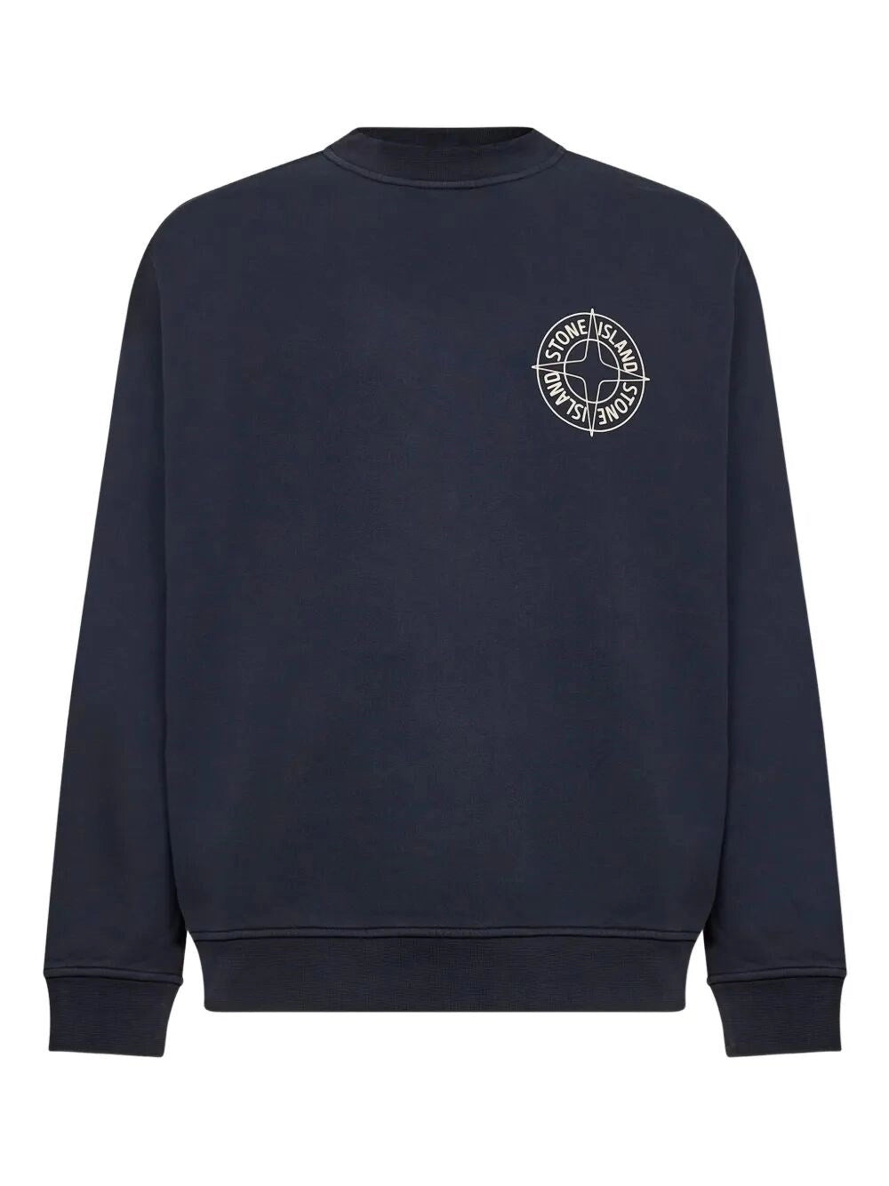Stone Island Men `Outline Compass` Print Sweatshirt STONE ISLAND