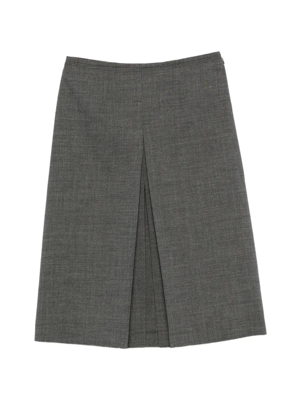 Prada Women Wool Skirt With Nylon Waistband PRADA
